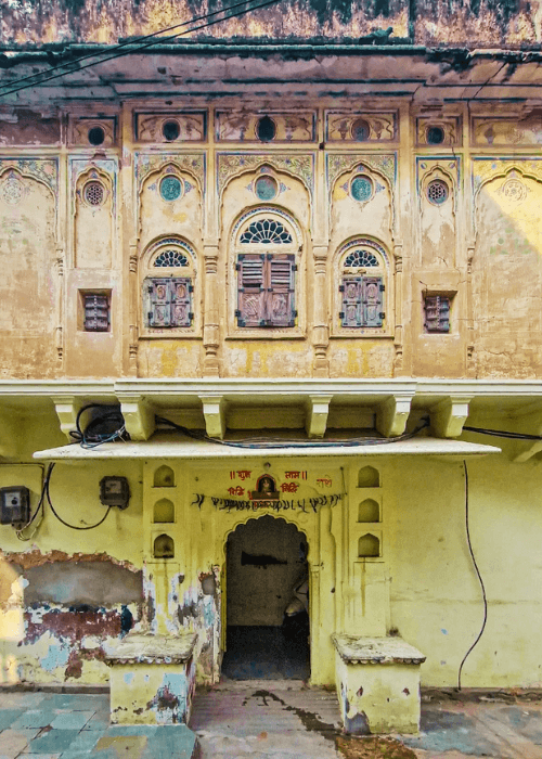 Sanganer town in Rajasthan, historic centre of Sanganeri hand block printing