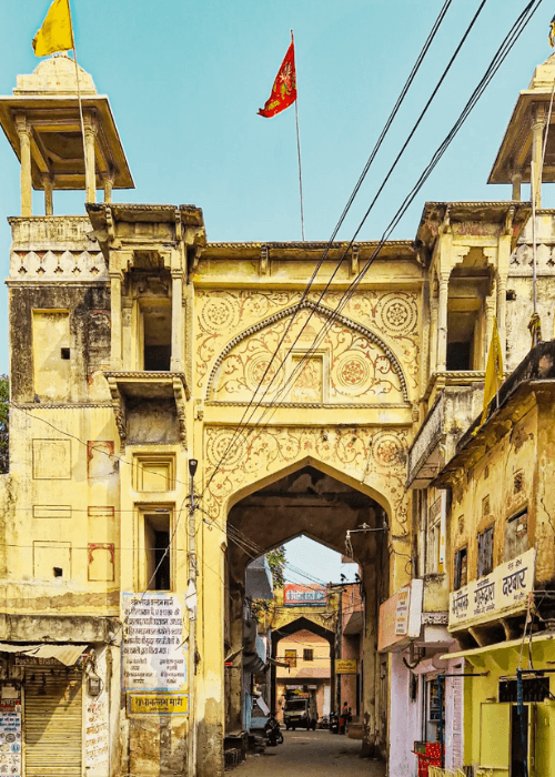 Sanganer town in Rajasthan, historic centre of Sanganeri hand block printing
