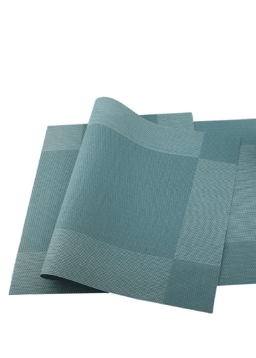 Close up of plastic heavy material, an outdated trend in home decor 