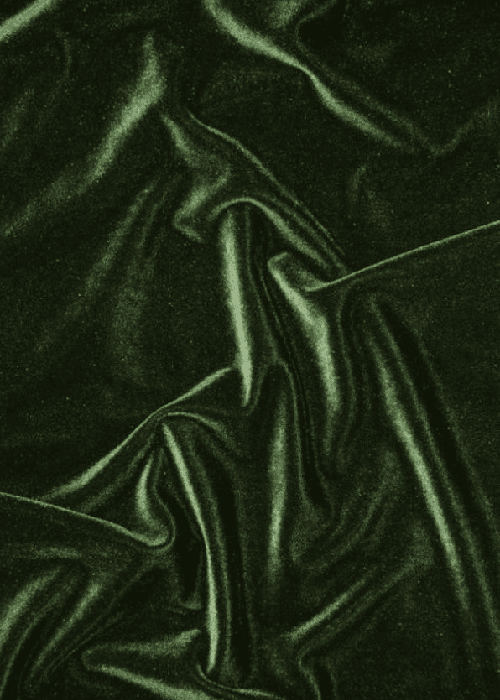 Close-up of velvet fabric showing dense pile texture and soft light absorption