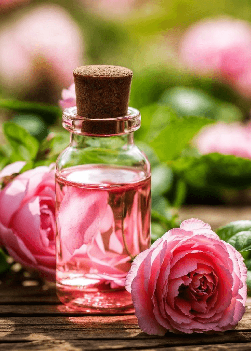 Pink Persian Rose used for making rose oil and rose water 