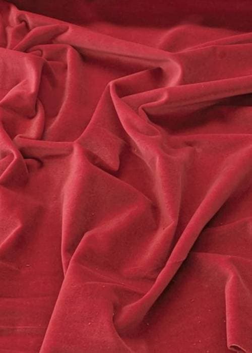 velveteen with a soft, matte pile