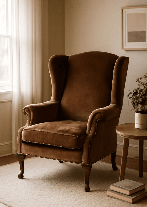 Plush velvet fabric in deep tones showing dense pile, soft texture, and light-responsive surface used in upholstery and soft furnishings.