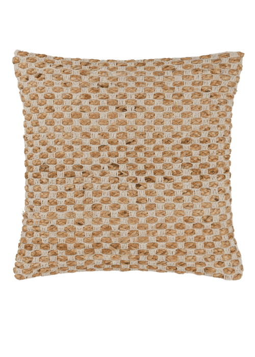 Natural and sustainable home furnishing fabrics made from cotton, linen, and plant-based fibres, showing breathable texture and durable weave.