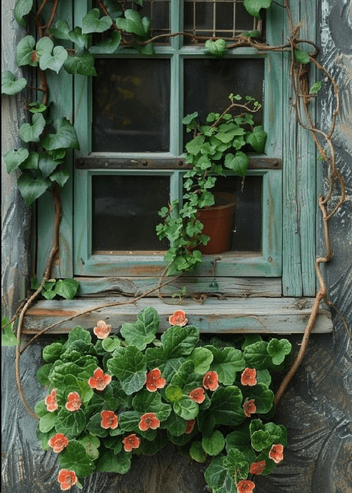 Human connection to nature shown through botanical patterns and natural elements in interior space