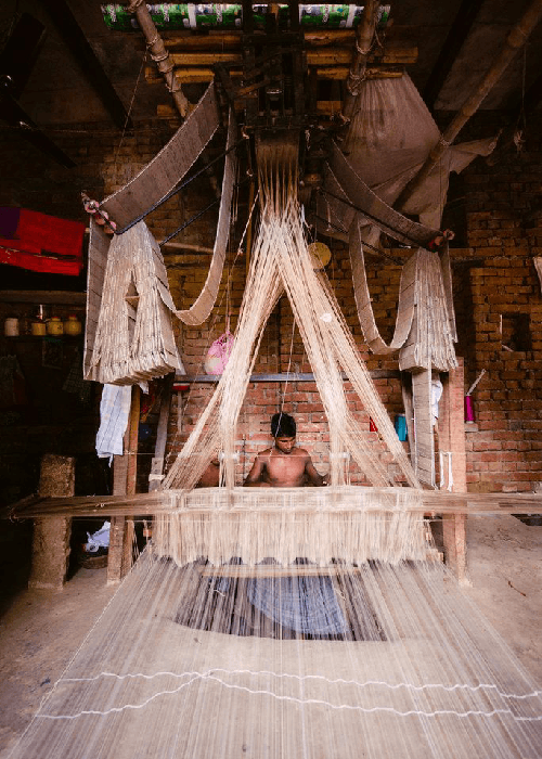 khadi making process compiled in PhoolBagan Blogs ~ the house of floral home furnishings 